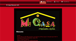 Desktop Screenshot of micasamexicangrill.com