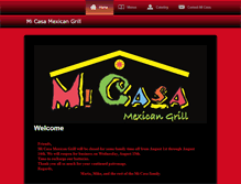Tablet Screenshot of micasamexicangrill.com